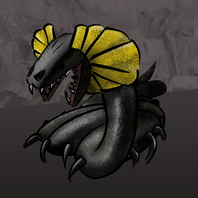 Centipede Snake by DL Berger