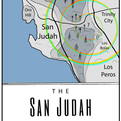 Map of the San Judah Bay Area by DL Berger